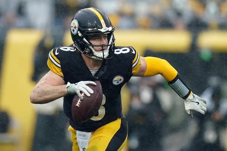 The Eagles are trading for Pittsburgh Steelers quarterback Kenny Pickett as a backup behind Jalen Hurts.