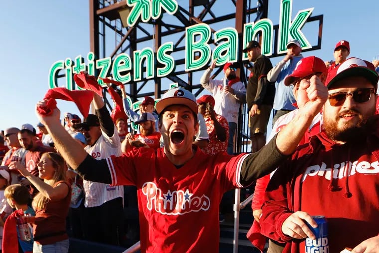 Citizens Bank Park will be packed Saturday afternoon when the Phillies hope to eliminate the Braves in Game 4 of their National League Division Series.