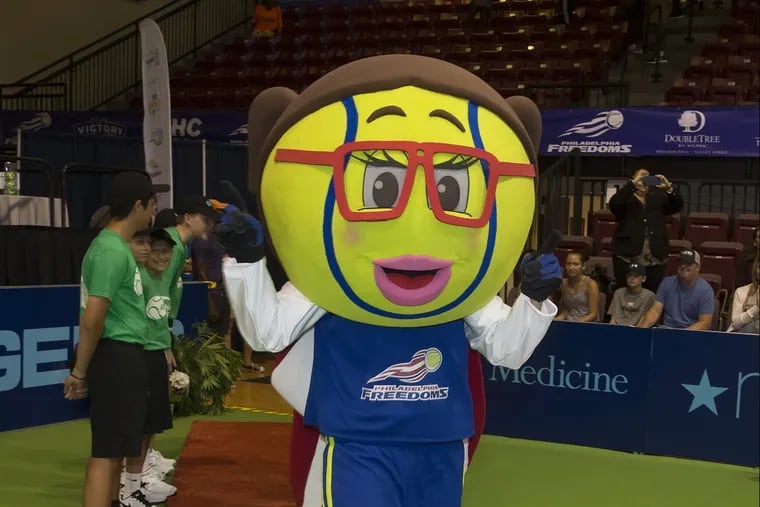 Nettie King, the Philadelphia Freedom's mascot, has been lost in the mail days before the team is set to play in the WTT championships.