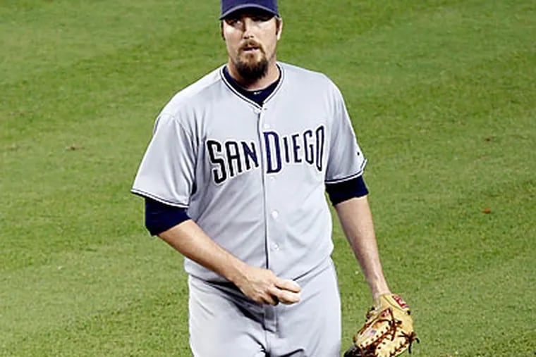 Chad Qualls, 33, went 6-8 with a 3.51 ERA last season in San Diego. (Paul Connors/AP file photo)