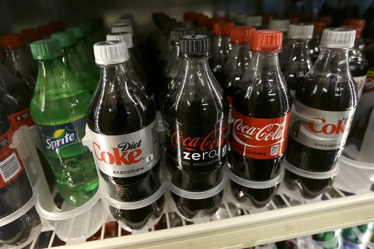 Americans are drinking less soda and surgary beverages. (AP Photo/Jeff Chiu, File)