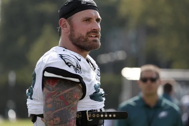 Eagles’ Chris Long is angry and embarrassed by the racial violence in his hometown of Charlottesville, Va.