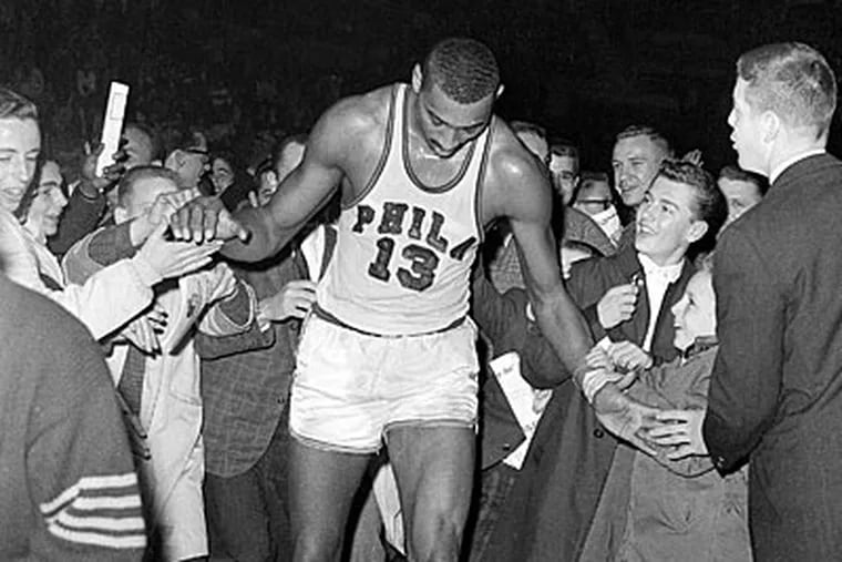 The 50th anniversary of Wilt Chamberlain's 100-point game on March 2, 1962, is almost here. (Paul Vathis/AP file photo)