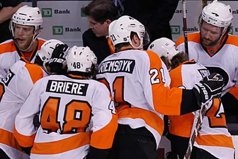 The Flyers will now face months of questions after being swept by the Bruins in the playoffs. (Ron Cortes/Staff Photographer)