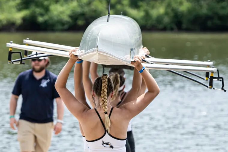 Rowers from colleges all over the country will be putting boats in the waters of the Cooper River ahead of the 85th annual Dad Vail regatta taking place again in Pennsauken, N.J. beginning May 10.