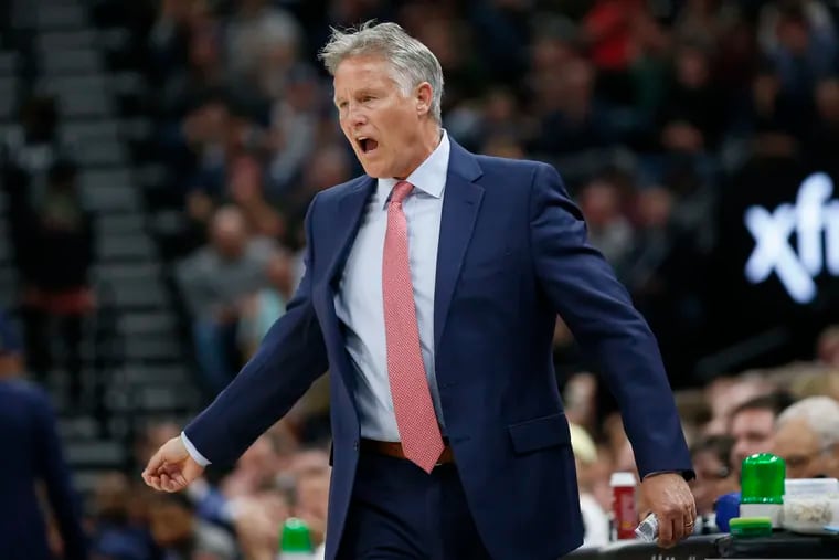 Brett Brown's Sixers lost their second straight game after winning their first five.