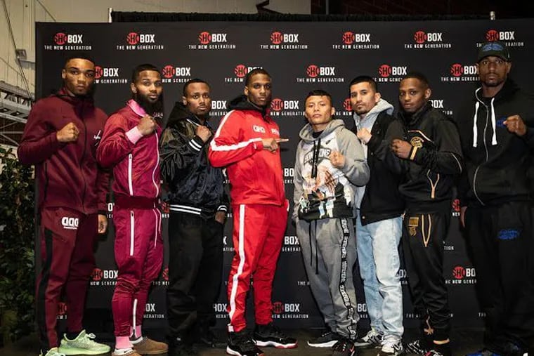 The eight boxers fighting at 2300 Arena have a combined 125-5-5 record.
