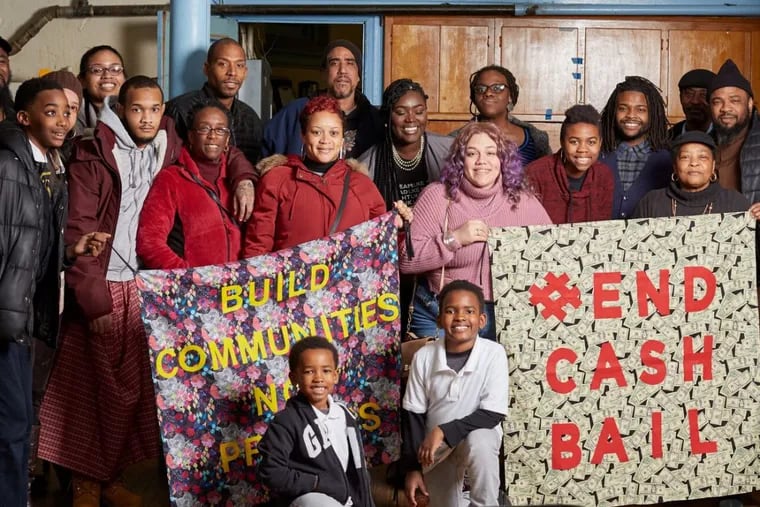 The Philadelphia Community Bail Fund's community hosted a dinner in April for organizers, the people we've bailed out, and their friends and families.