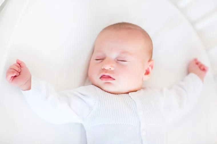 Numerous international studies have shown that babies should always be put to sleep on their backs, in their own uncluttered space.