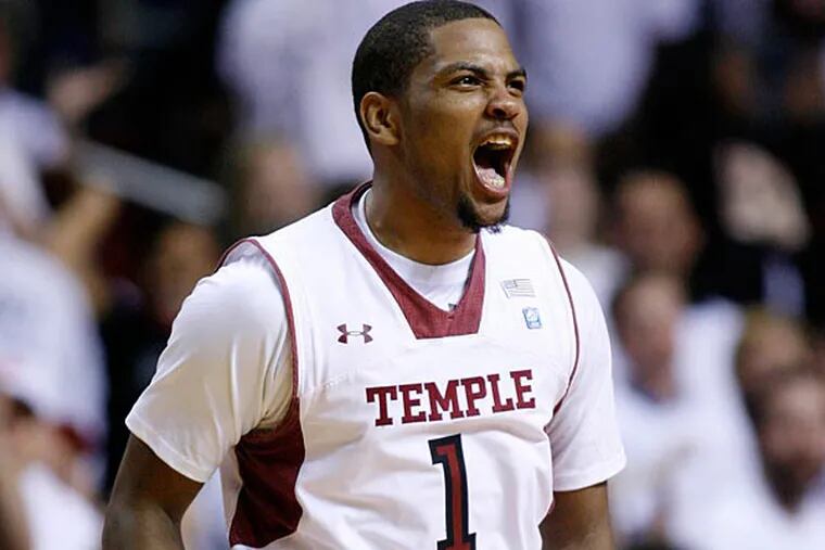 Temple's Khalif Wyatt is the Big 5's Player of the Year. (H. Rumph Jr/AP file photo)
