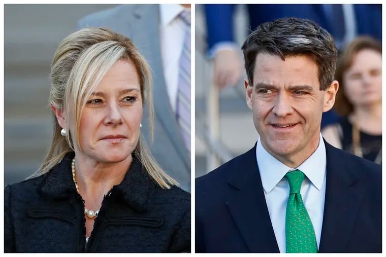 Bridget Anne Kelly, left, and Bill Baroni, former allies of former New Jersey Gov. Chris Christie, are appealing their convictions in the Bridgegate case to the U.S. Supreme Court.