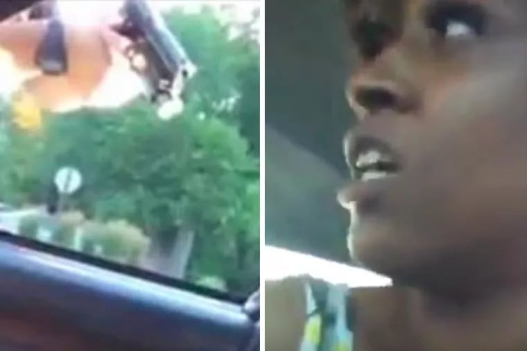 On Wednesday, Diamond Reynolds (right) used Facebook Live to livestream from Falcon Heights, Minn. Her video showed her boyfriend, Philando Castile, dying of wounds after being shot by a police officer.