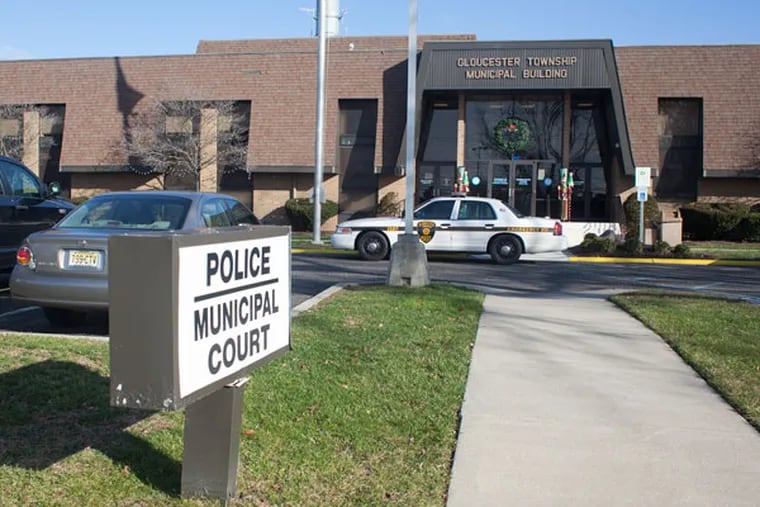 Township's Municipal Building/ Police Headquarters where three officers were wounded by a man arrested for domestic abuse who grabbed a gun and began firing. The gunman was killed when police returned fire. ( Ed Hille / Staff Photographer )