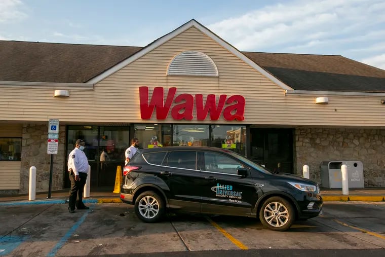 The Wawa on the 1300 block of  East Erie Avenue in Philadelphia's Juniata Park section was the scene of a shooting on Friday morning following a dispute over social distancing requirements, police said.