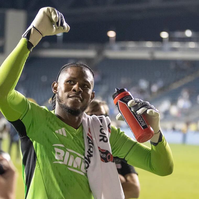 Star goalkeeper Andre Blake has a new contract with the Union that's guaranteed through 2026, with a team option for 2027.