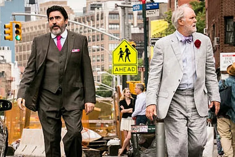 Alfred Molina is George (left) and John Lithgow is Ben, together 39 years. The couple get married - and are suddenly forced to live apart. (Sony Pictures Classics)