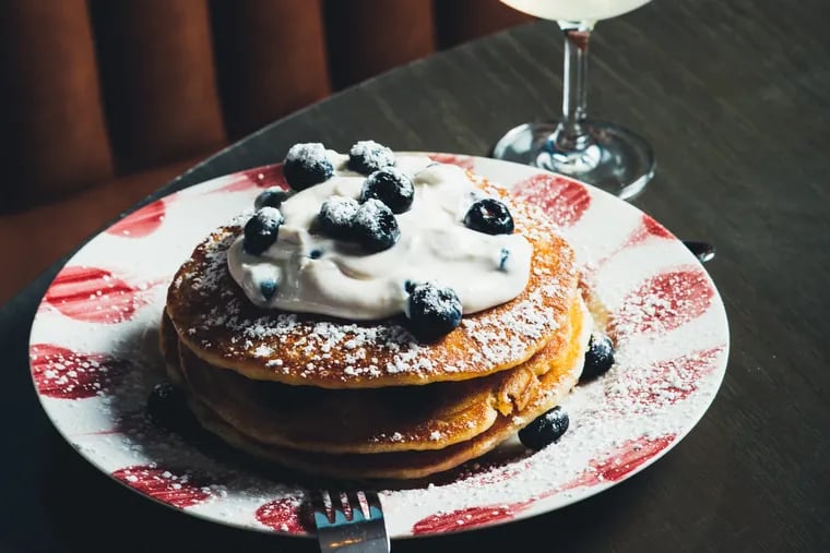 Get your blueberry buttermilk pancakes at Bank & Bourbon this Mother's Day.