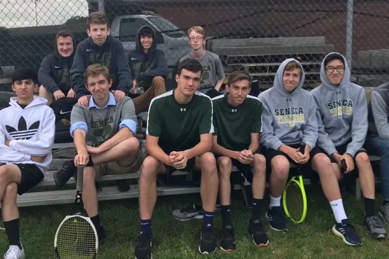 Seneca beat Delsea, 3-2, behind two wins from its doubles teams in the boys’ tennis South Group 2 quarterfinals on Tuesday