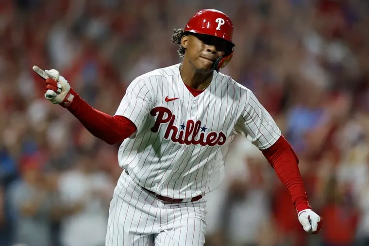 NLDS lineup: Cristian Pache starting in left field for Phillies in Game 2