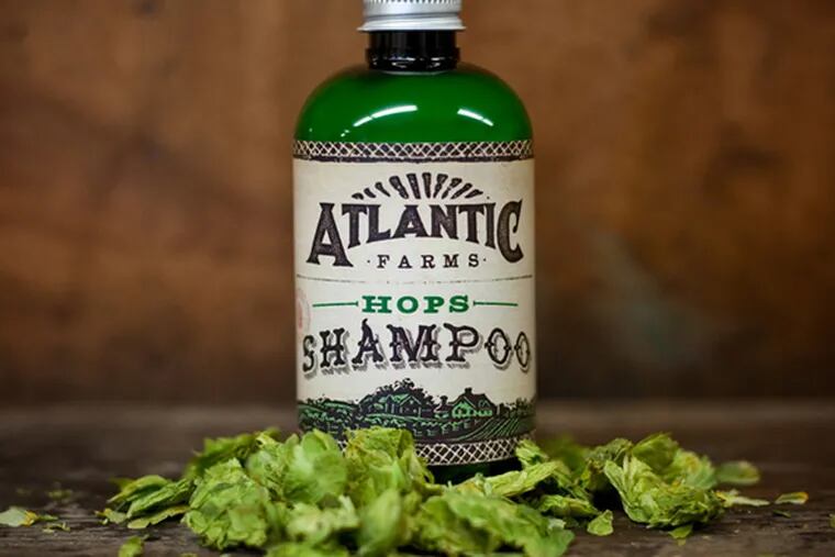 Atlantic Farms Hops Shampoo.