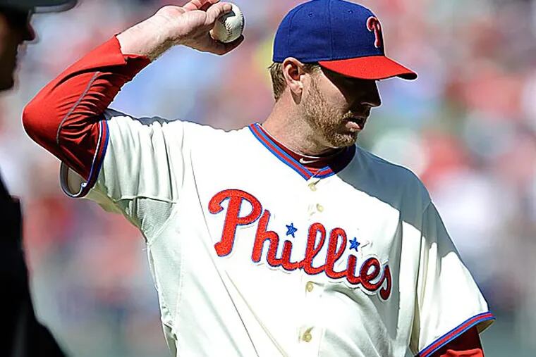 Roy Halladay should learn more about the right shoulder inflammation that landed him on the disabled list. (Michael Perez/AP)
