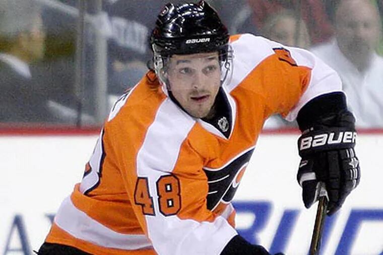 "The last couple weeks have been tough on us," Danny Briere admitted. (Yong Kim/Staff file photo)