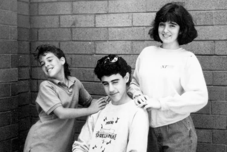 In the late 1980s, Tina Fey (right) and friends at the Upper Darby Performing Arts Center. The Summer Stage founder remembers her as &quot;very funny and talented and very smart.&quot;