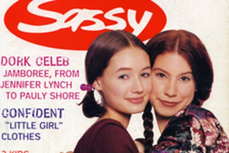 A 1993 Sassy cover. The magazine lived eight years - from 1988 to 1996.