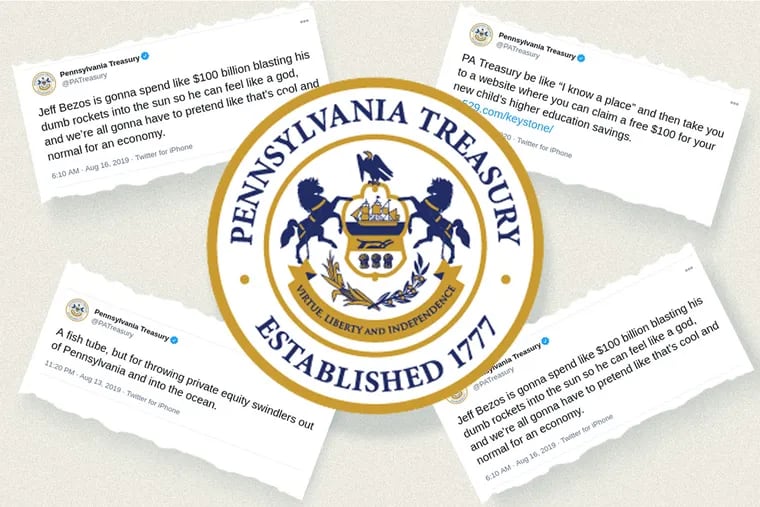 Before the account was deleted in December 2020, the @PATreasury account on the platform formerly known as Twitter was the gold standard of political communications, using millennial humor and memes to highlight then-Treasurer Joe Torsella's policy platform.