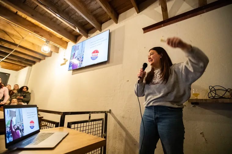 With Philly Pitch-A-Friend, people make presentations to help single friends find love at local breweries. Alyssa Klauder talks about her friend, Rich D'Antonio, at Meyers Brewing.