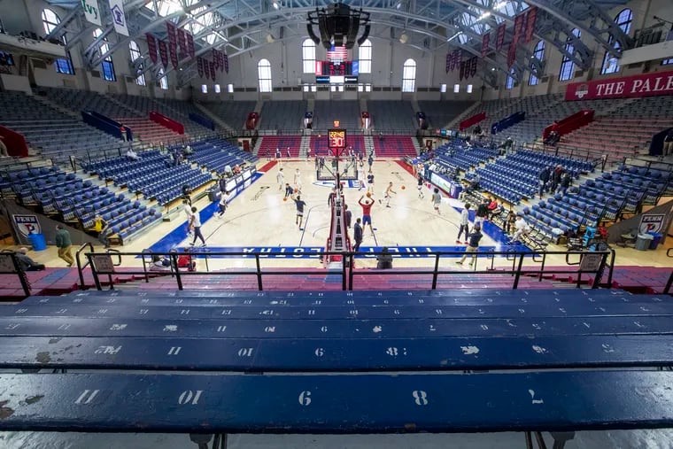Fans will be welcomed back to The Palestra and other indoor Penn sporting events beginning on Tuesday.