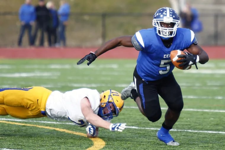 Conwell-Egan's Patrick Garwo has carried 144 times for 1,236 yards and 16 touchdowns.