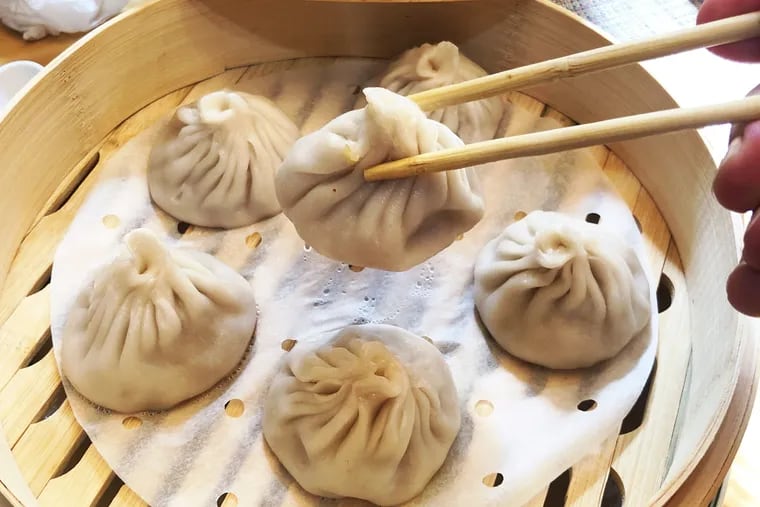 Xiao long bao, the delicate broth-filled dumplings also known as soup dumplings, are best eaten fresh in a restaurant - or purchased frozen from Dim Sum Garden and steamed at home.