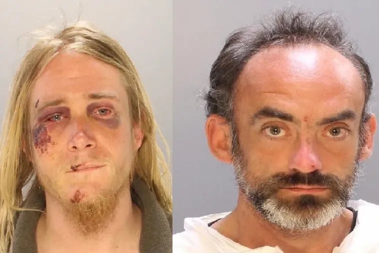 Harley Mason (left) and Eric Klotz were arrested last Thursday.