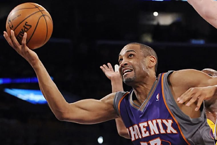 "It wouldn't surprise me if they're a playoff team next year," Grant Hill said of the 76ers. (AP Photo/Mark J. Terrill)