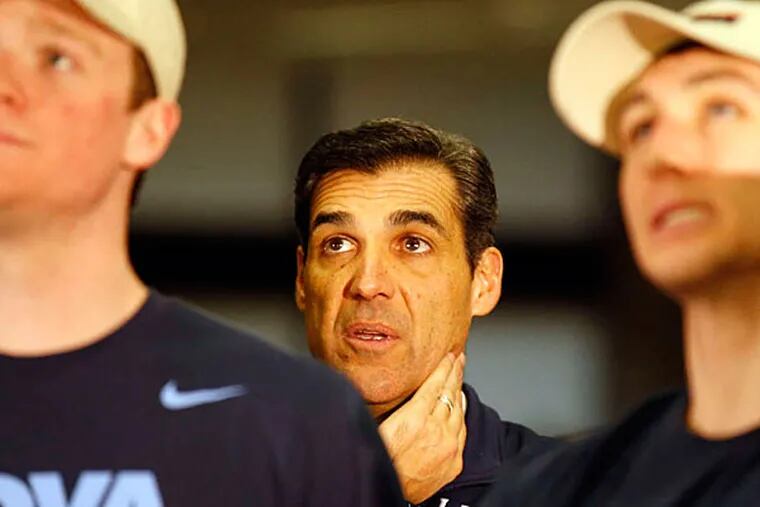 Villanova coach Jay Wright and his Big East Conference champions are a top seed in the NCAA tournament for the first time since 2006. (Yong Kim/Staff Photographer)