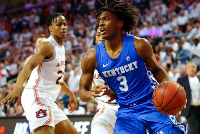 The Sixers selected Kentucky's Tyrese Maxey with the 21st pick in November's NBA draft. He will join the team for group workouts on Wednesday.