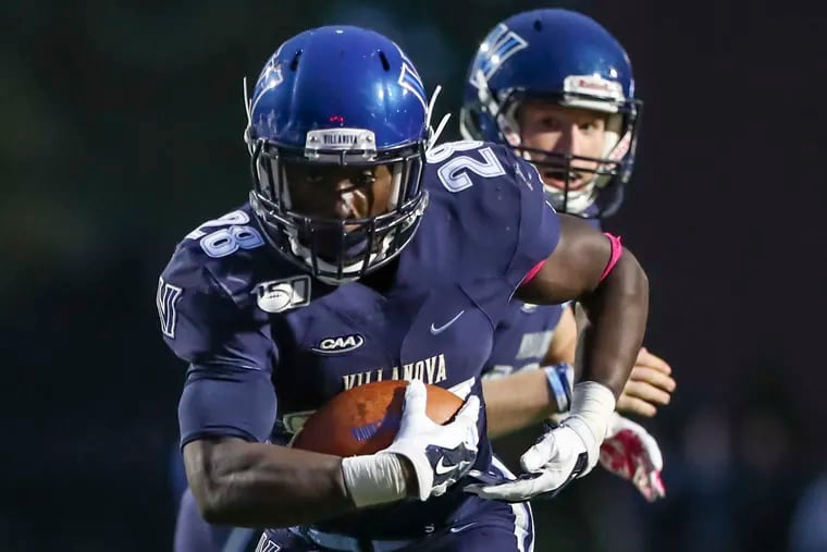 Villanova running back DeeWil Barlee will likely be used a lot on Saturday since New Hampshire is strong on pass defense.