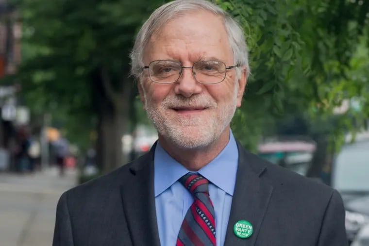 Howie Hawkins, the Green Party candidate for president.