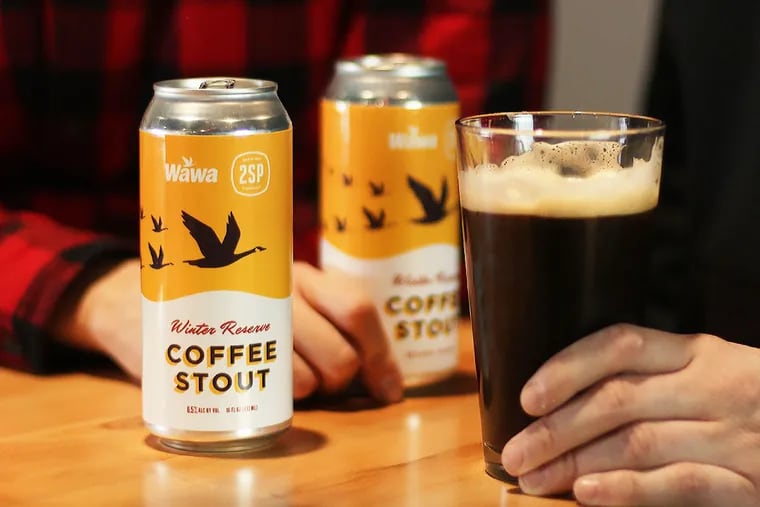 The Winter Reserve Coffee Stout by 2SP Brewing Co. and Wawa.