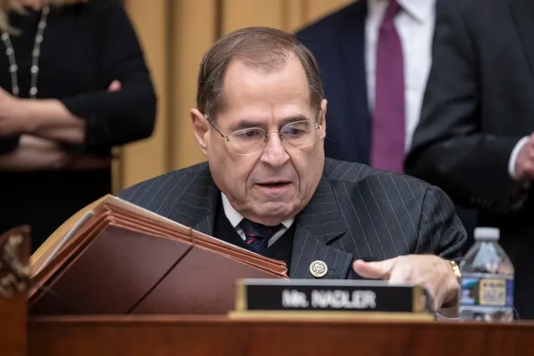Rep. Jerrold Nadler (D., N.Y.), the chairman of the House Judiciary Committee, led Wednesday's hearing at the Capitol on gun violence.