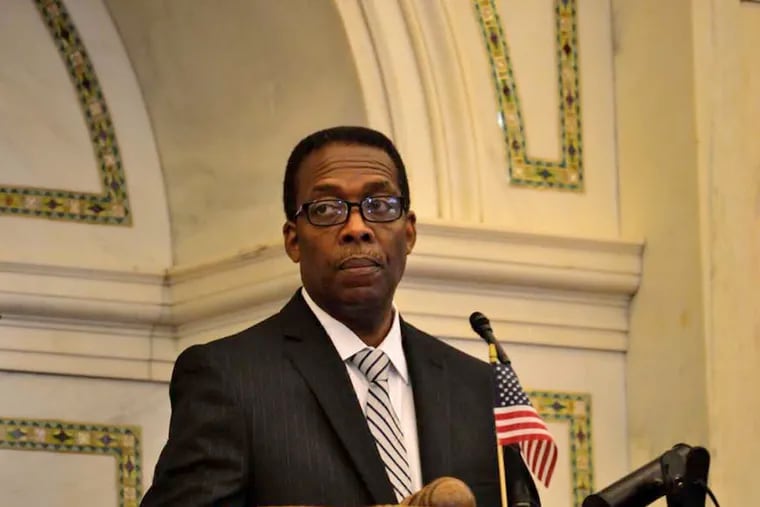 City Council President Darrell Clarke listens to a citizen's comments in this file photo.