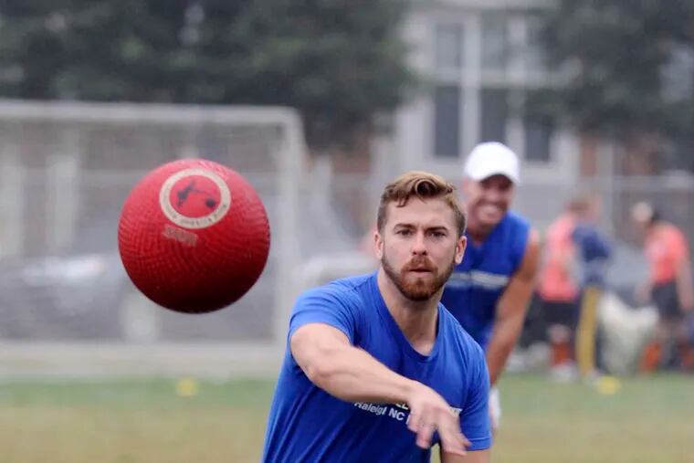 Back to the playground Adult kickball takes off