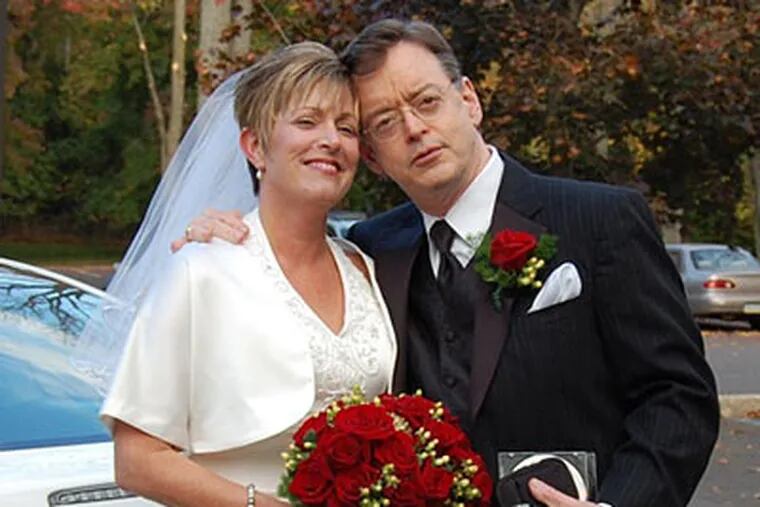 Tom Forman and Deborah Schlicting were married October 18, 2008 in Huntingdon Valley. (Photo: Dianne Kirwin)