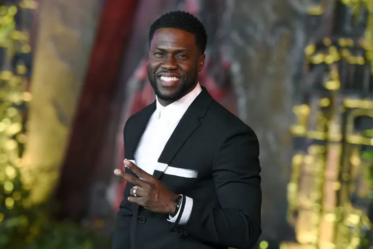 In this Dec. 11, 2017 file photo, Kevin Hart arrives at the Los Angeles premiere of &quot;Jumanji: Welcome to the Jungle&quot; in Los Angeles.