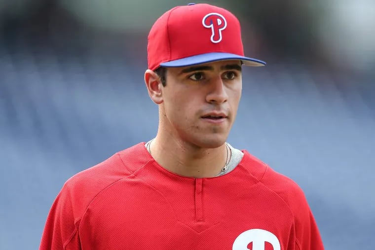 Adam Haseley, the Phillies first-round pick in June, was promoted to low-A Lakewood on Monday. STEVEN M. FALK / Staff Photographer