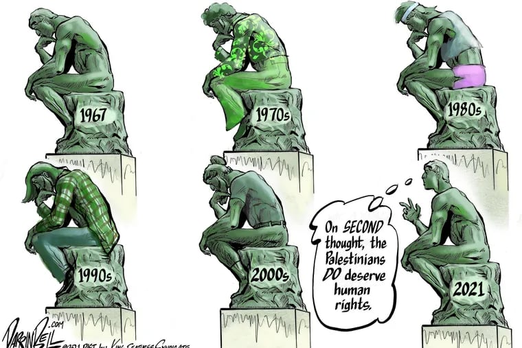 Evolution of thought on Palestinian rights.