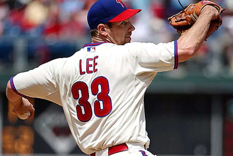Phillies starting pitcher Cliff Lee. (Chris Szagola/AP)