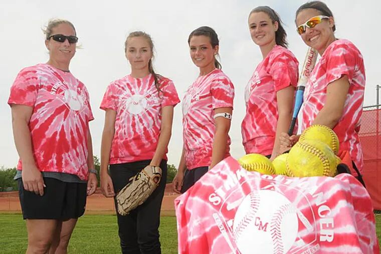 Cherry Hill East's softball team will host Cherry Hill West on Saturday
in a cancer research fundraiser dedicated to former coach Charlie
Musumeci, who died earlier this year. (Photo / Curt Hudson)