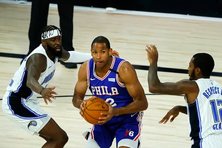 Al Horford stepped up for the Sixers in their win over the Magic Friday night.